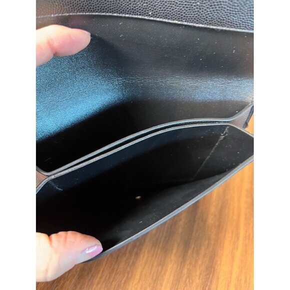 NOATD Purse Black Leather Cat Gold Jewels Metal Snaps Preppy 80s Retro Cute - Picture 6 of 14